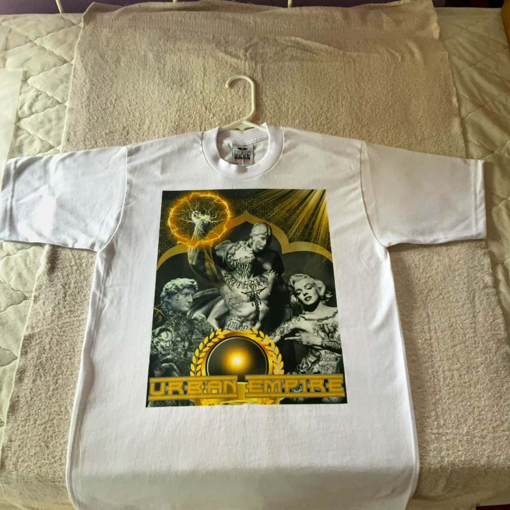 Pro club heavyweight T with my branded design urban Empire